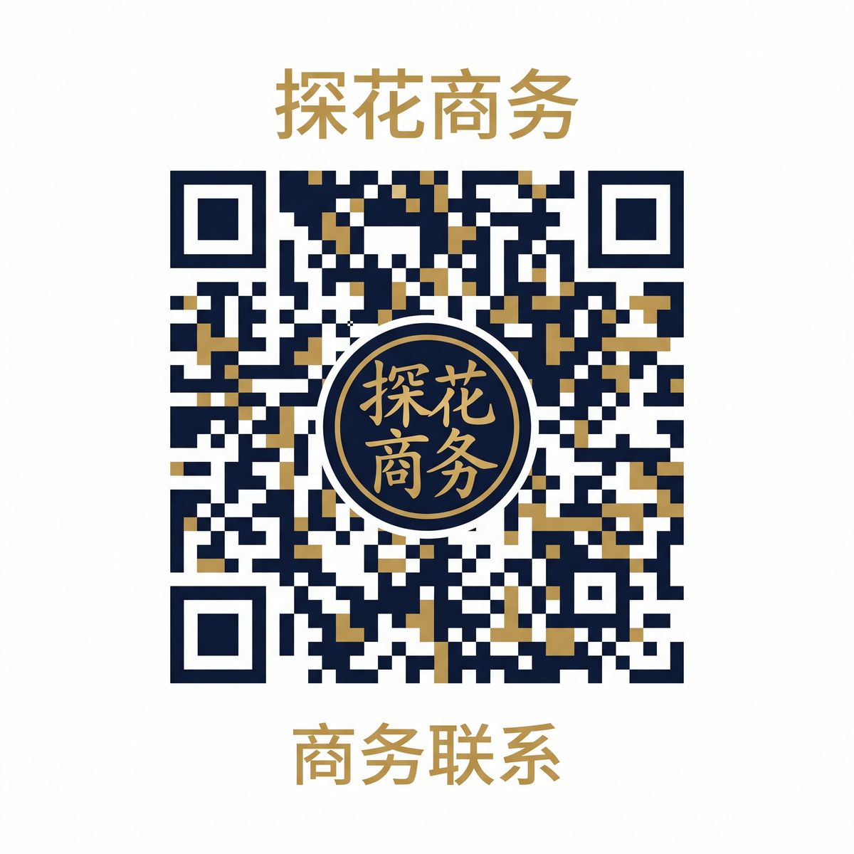 抖音风商务合作二维码